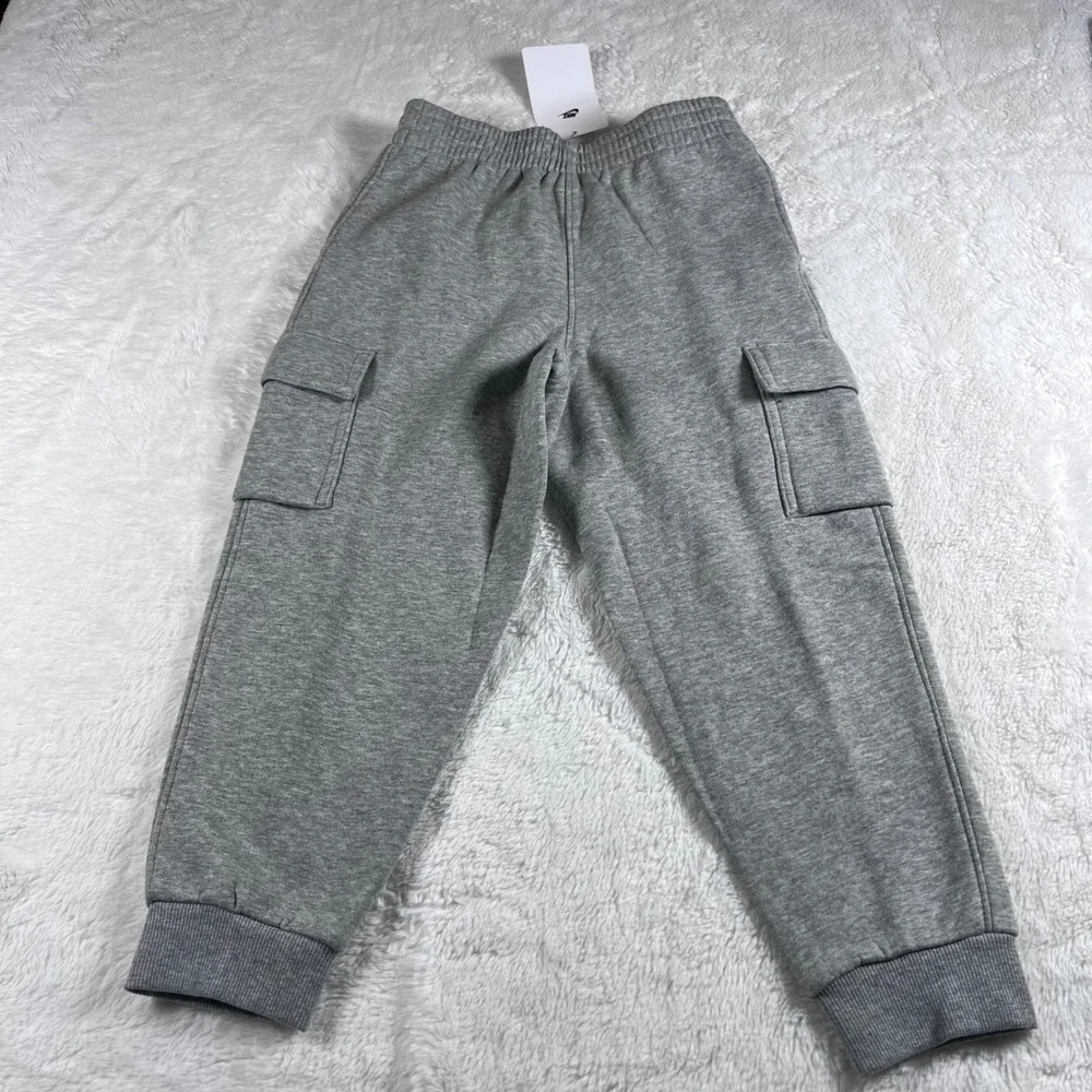 Nike Child Size 6 DK Grey Heather Cargo‎ Jogger Sweatpants 86L092-042 NWT